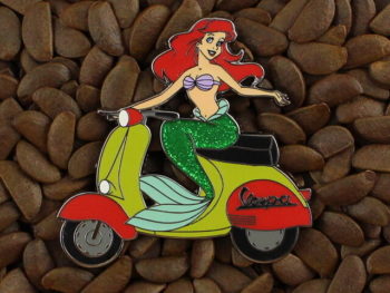 Mermaid Ariel Pins Fantasy Pin Motorcycle Scooter Badge