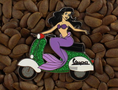 Mermaid Ariel Pins Fantasy Pin Motorcycle Scooter Badge