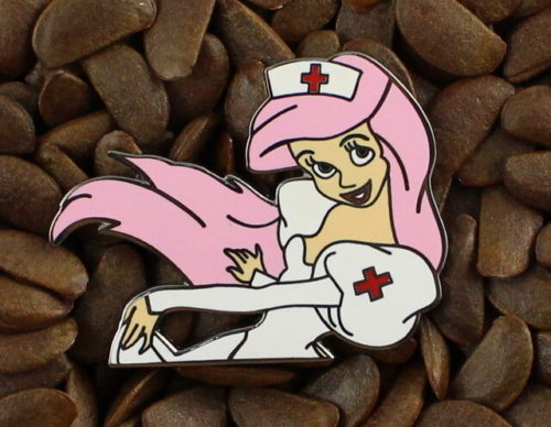 Mermaid Ariel Pins As Nurse Red Cross Pin