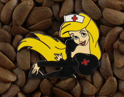 Mermaid Ariel Pins As Nurse Red Cross Pin