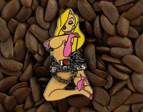 Jessica Rabbit Pins Fantasy Pin I Love Boobies Chain Bondge Badge