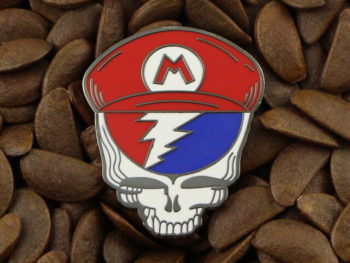 Grateful Dead Pins Steal Your Face Mario Lighting Bolt Pin