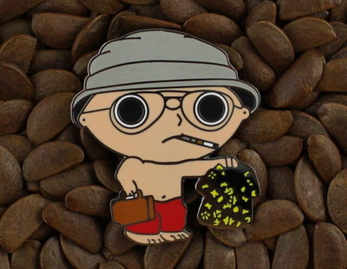 BHO Bassnectar Stewie S. Thompson Pins Gonzo Duke Fear and Loathing Pin