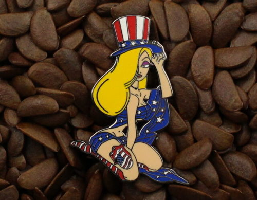 Jessica Rabbit Pins Rolling Stones Uncle Sam Patriotic Pin