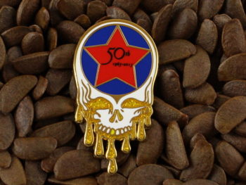 BHO Pins Grateful Dead Fare Thee Well 50th Ann. Steal Your Face Dab Dabbing Pin 710 420