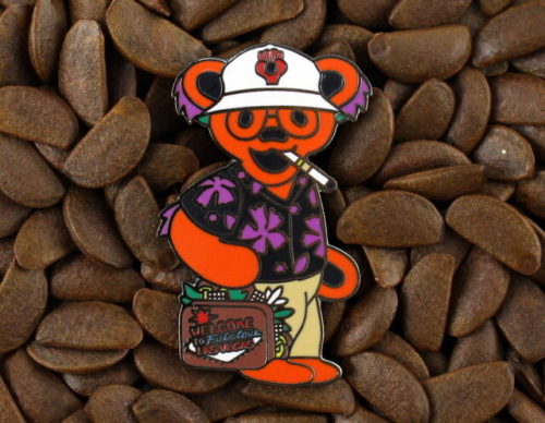 BHO Grateful Dead Bear Pins Dancing Duke Gonzo Fear & Loathing Las Vegas Pin