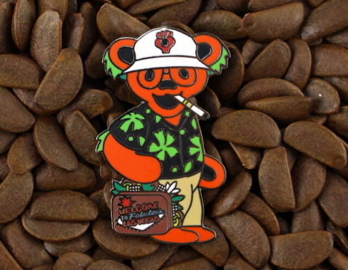 BHO Grateful Dead Bear Pins Dancing Duke Gonzo Fear & Loathing Las Vegas Pin