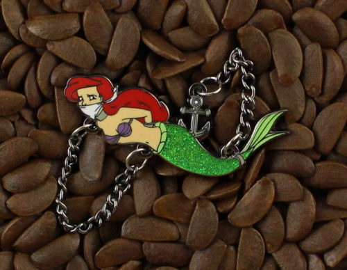 Mermaid Ariel Pins Mask Bondage Anchor Pin