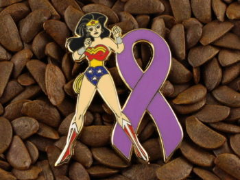 Purple Ribbon Pin Jessica Rabbit Pins Patriots Wonder Woman