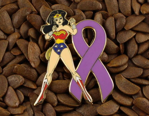 Purple Ribbon Pin Jessica Rabbit Pins Patriots Wonder Woman