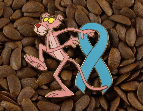 Blue Ribbon Pin Pink Panther Pins