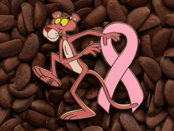 Ribbon Pin Pink Panther Pins