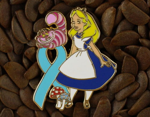 Blue Ribbon Pins Alice Cheshire Cat Pin