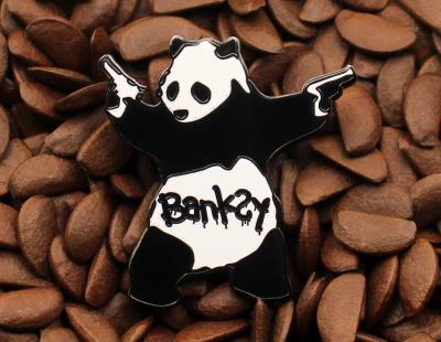 Banksy Art Pins Panda With Guns Pin