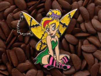 Tinkerbell Pins Tinker Bell Fantasy Pin Gothic Punk Chain Badge