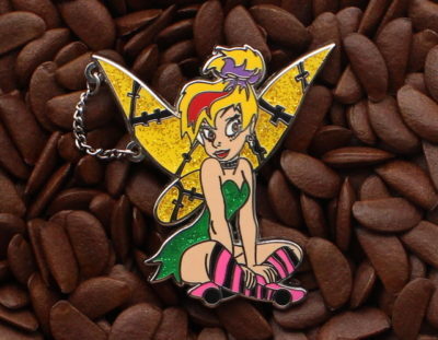 Tinkerbell Pins Tinker Bell Fantasy Pin Gothic Punk Chain Badge