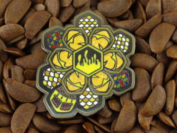 BHO Pins Honeycomb Honey Oil Pin