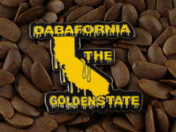 BHO Pins Dabafornia The Goldenstate Honey Oil Pin