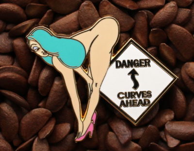 Jessica Rabbit Pins Fantasy Pin Twerk It Curves Ahead Badge