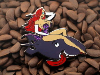 Jessica Rabbit Pins WW2 Shark Bomb Pinup Pin