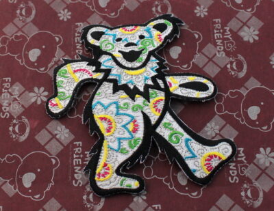 Grateful Dead Patch Happy Pooh Bear